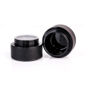 50ml black Round Cosmetic Container PET Plastic Jar